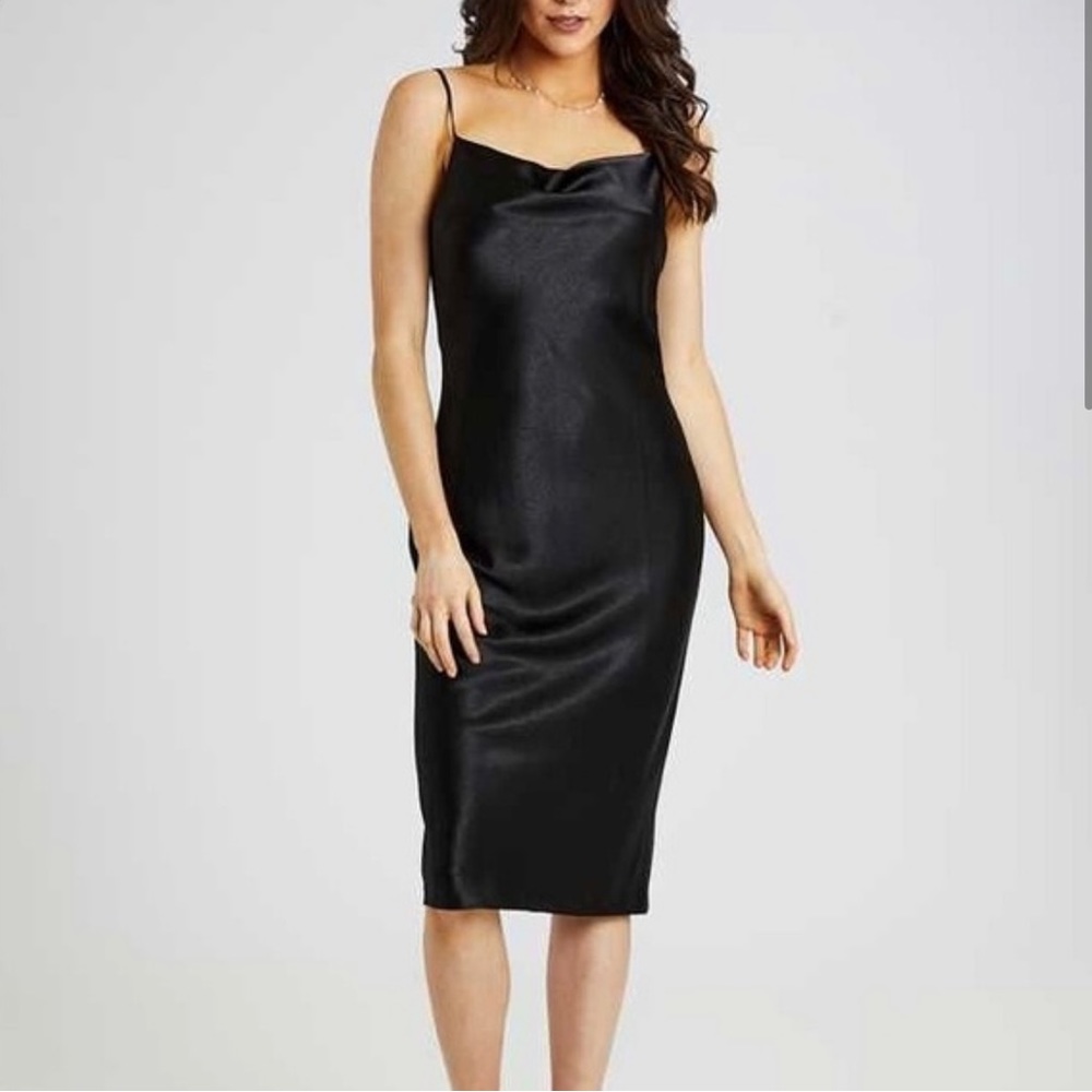 Carlotta dress in Burnt amber color